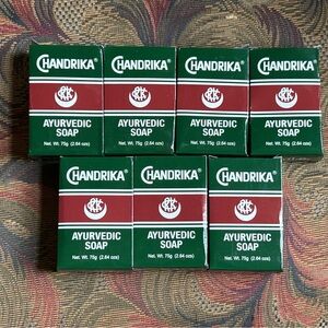 CHANDRIKA Soap 7 Bars NIB